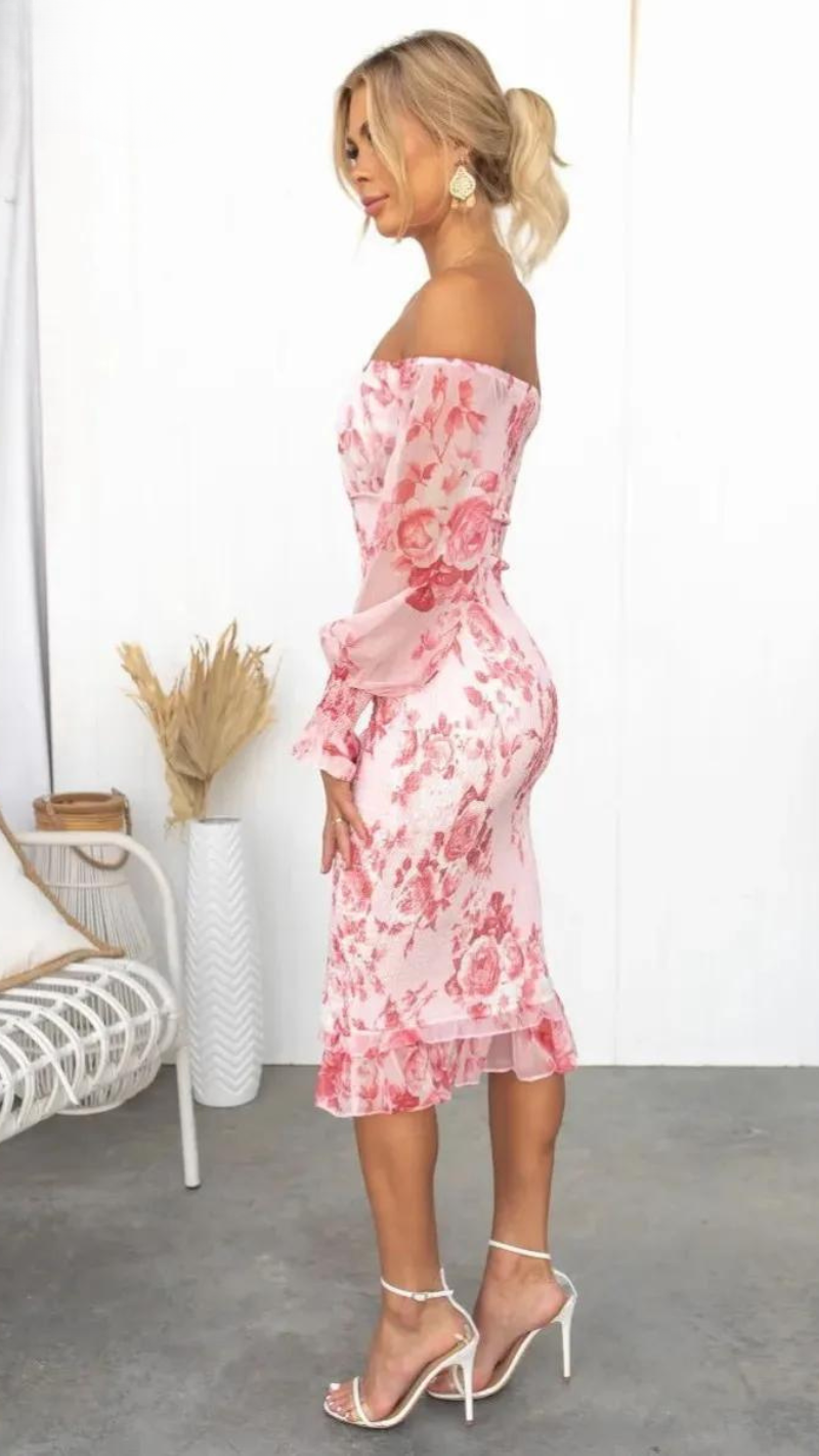 Kendall | Vestido midi de lujo (Casi agotado)