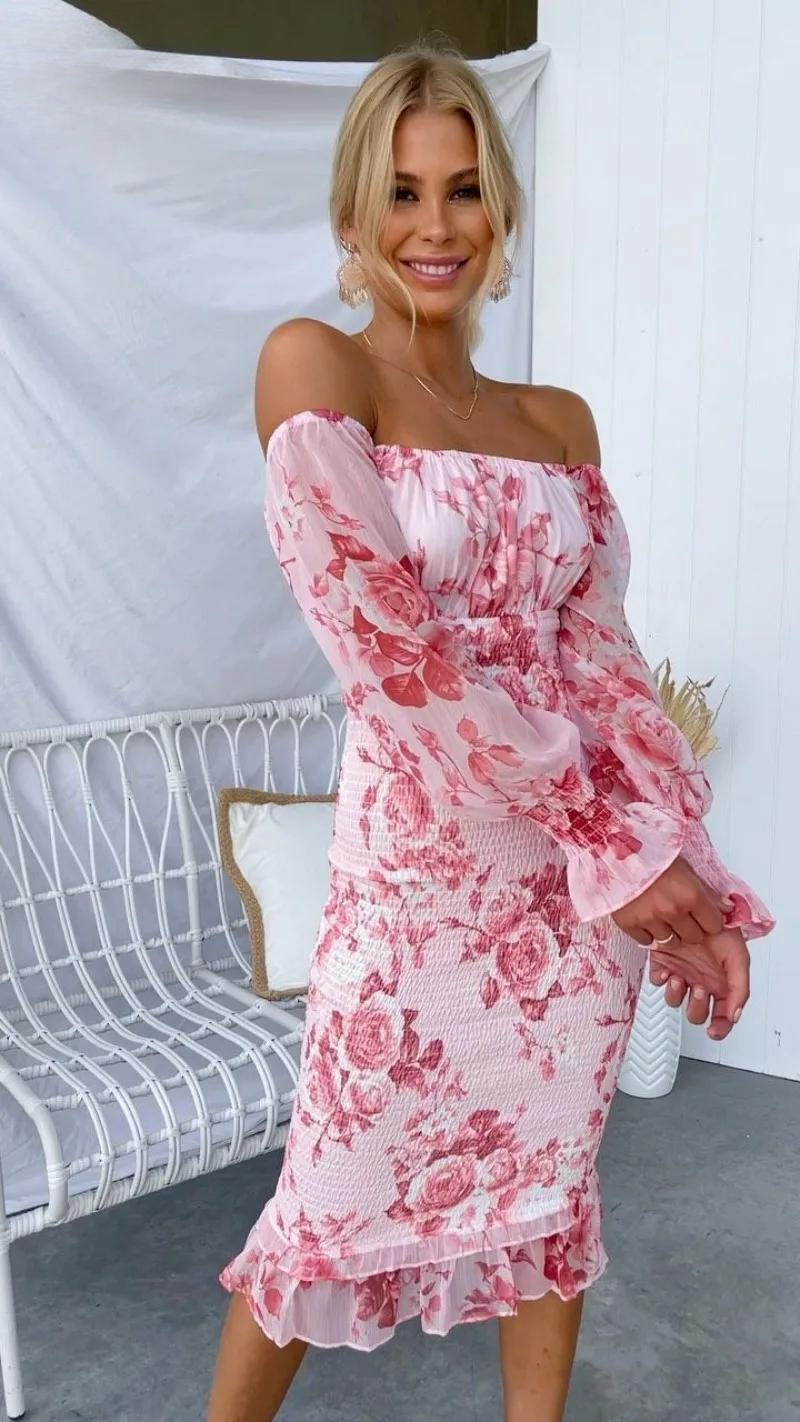 Kendall | Vestido midi de lujo (Casi agotado)