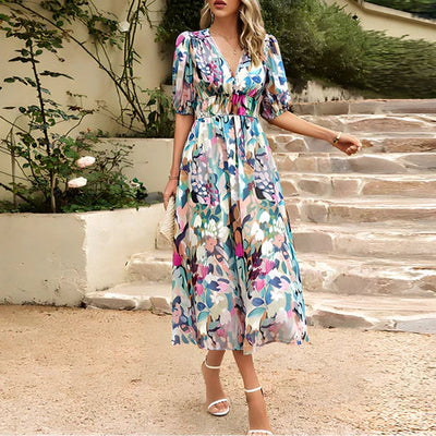 Leona | Elegante vestido midi