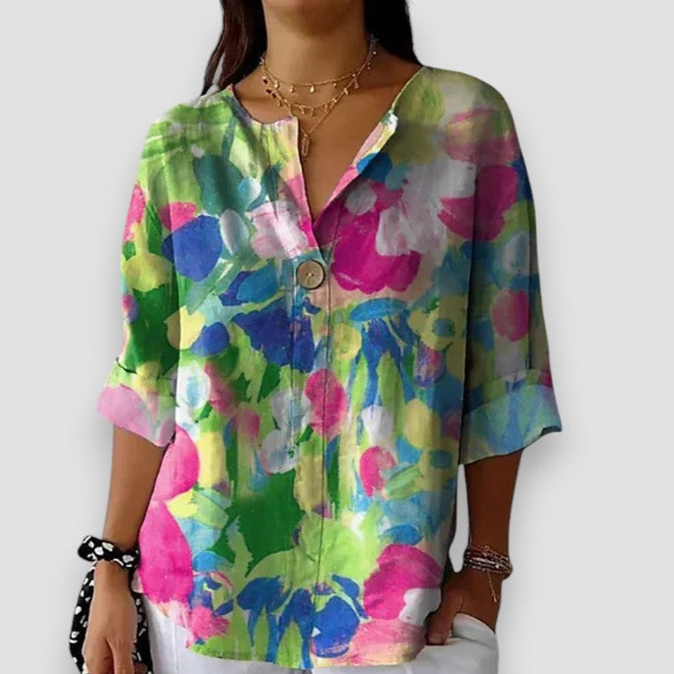 Elenora - Camisa floral