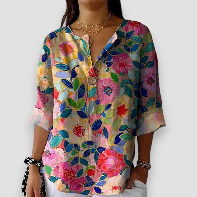 Elenora - Camisa floral