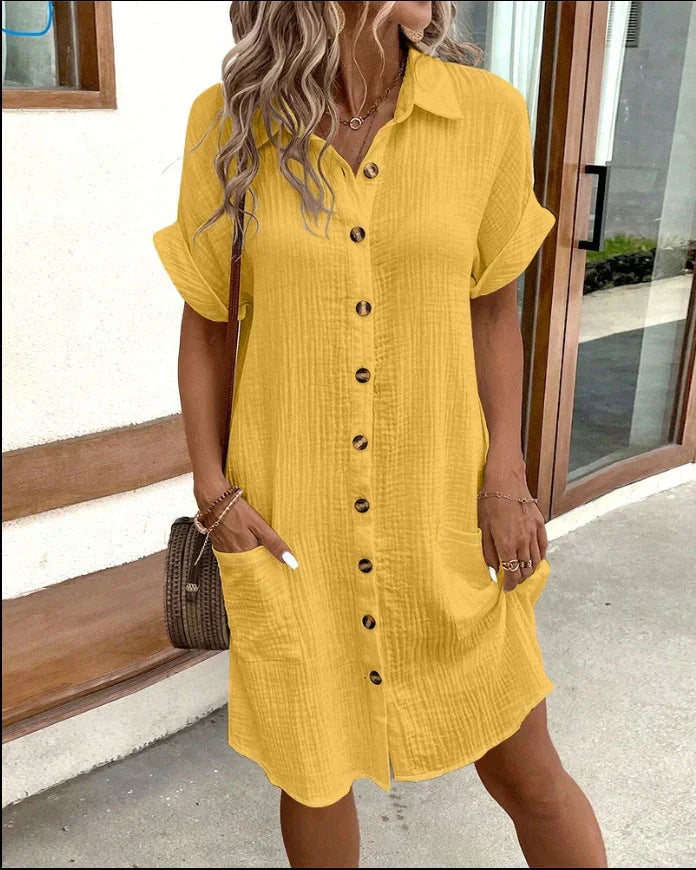 Renata™ - Vestido polo oversize