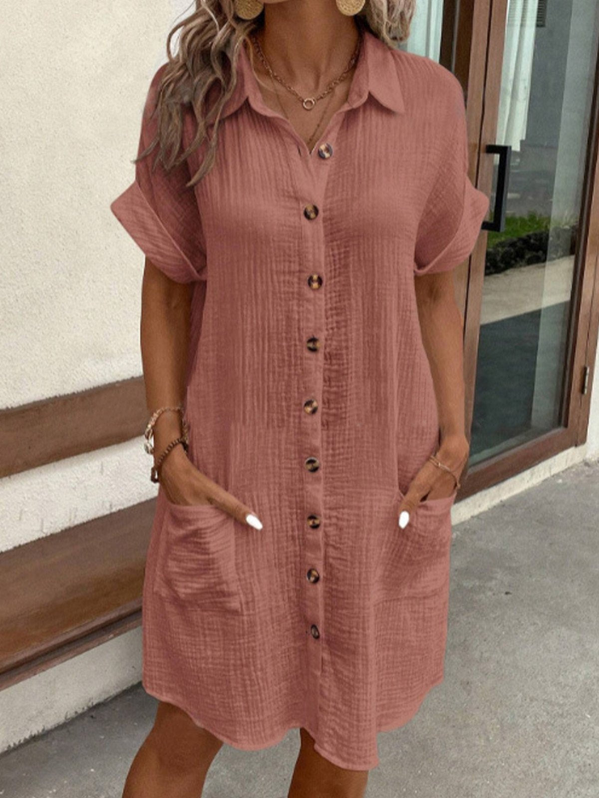 Renata™ - Vestido polo oversize