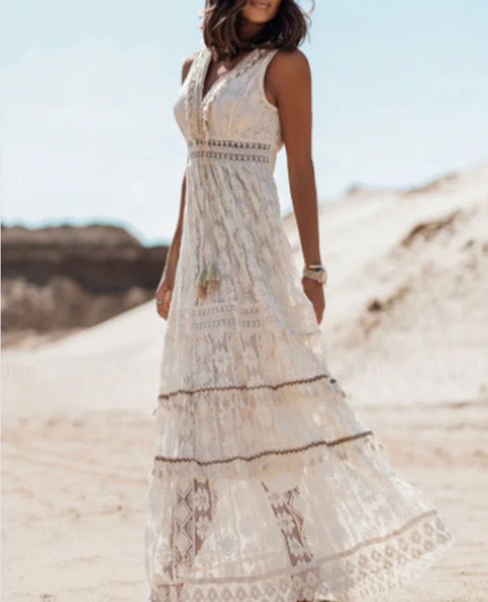 Nina | Vestido bohemio de lujo (Casi agotado)