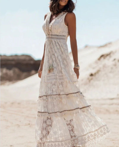 Nina | Vestido bohemio de lujo (Casi agotado)