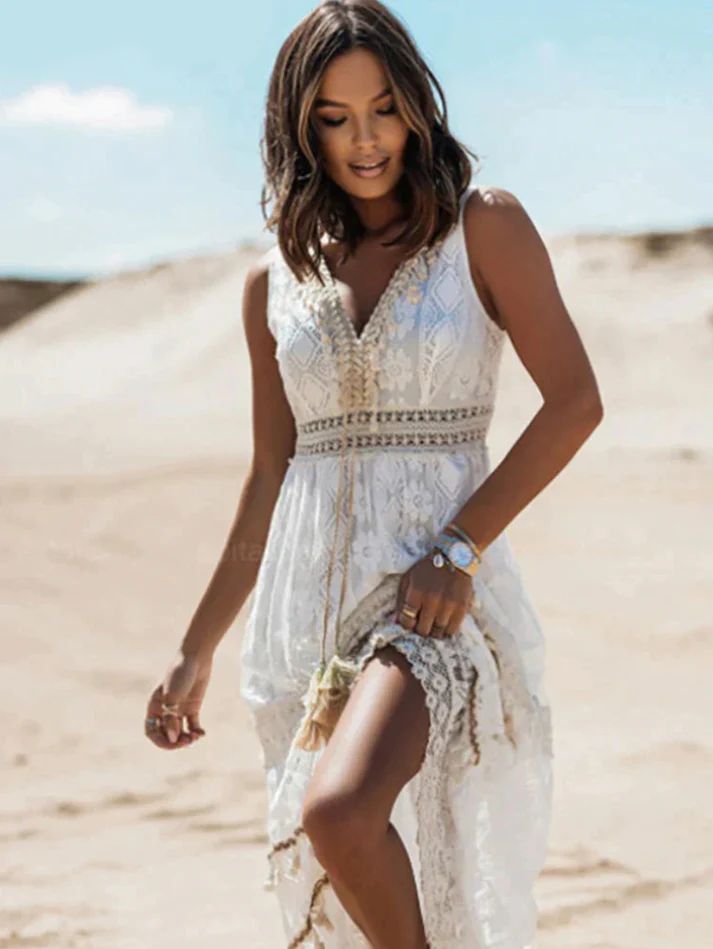 Nina | Vestido bohemio de lujo (Casi agotado)