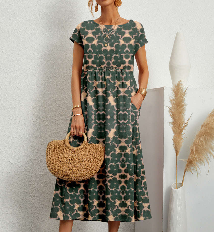 Liliane™ | Vestido fluido con estampado floral