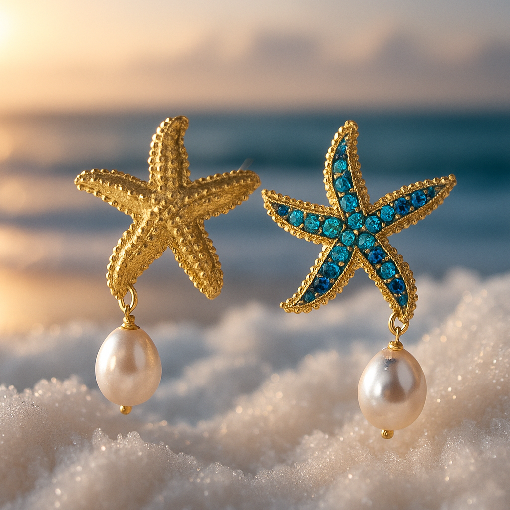 Pendientes Sello del Mar Antiguo