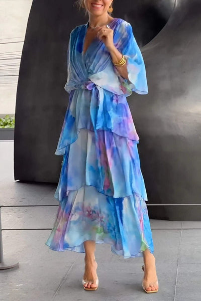 Jade™ | Elegante vestido largo bohemio
