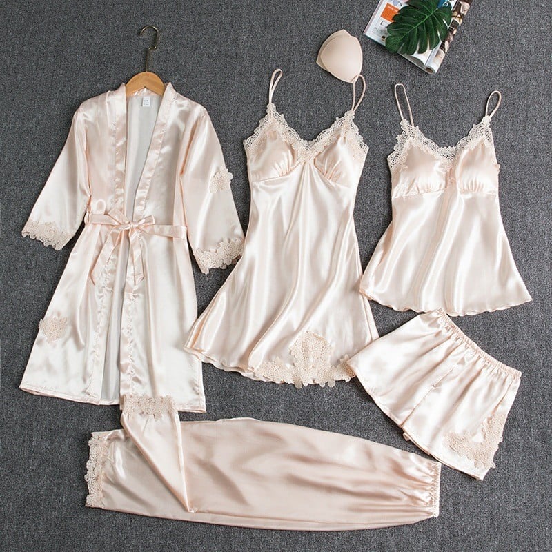 Helene | Conjunto de pijama de 5 piezas