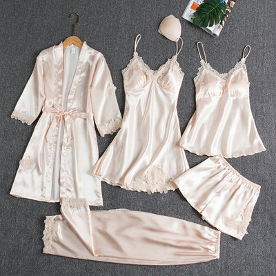 Helene | Conjunto de pijama de 5 piezas