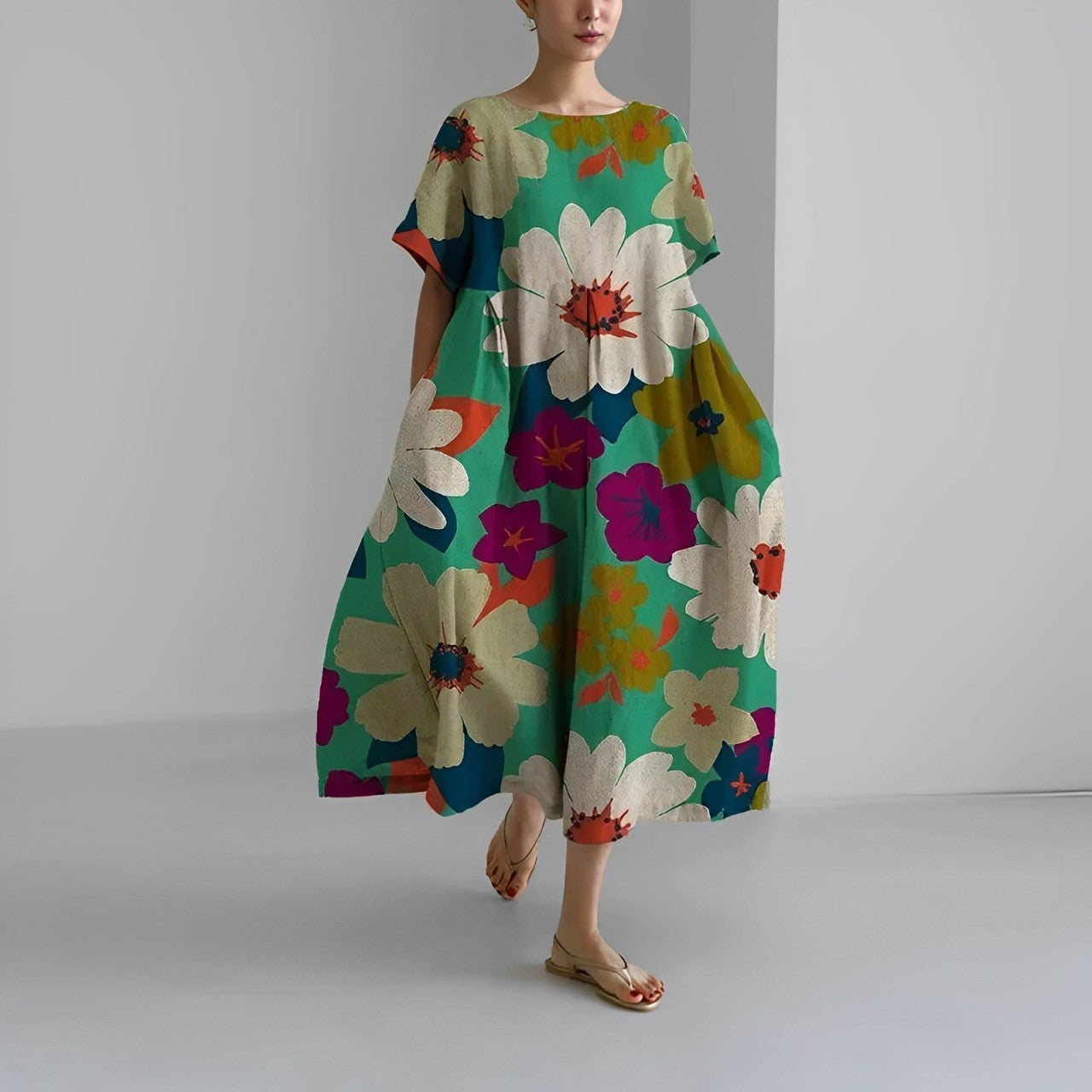 Élodie™ | Elegante vestido bohemio floral