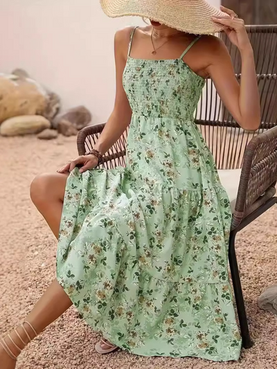 Chloé | Maxi vestido de flores de verano