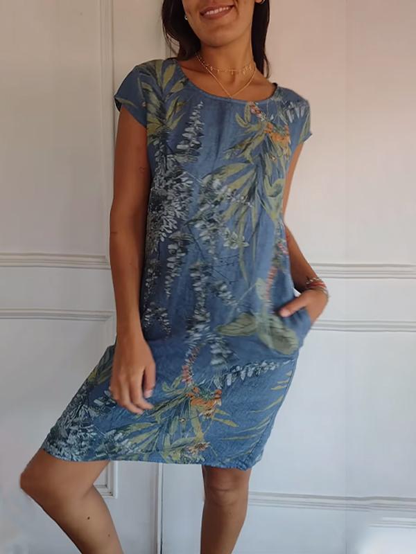 Annelin™ | Vestido cómodo con cuello redondo