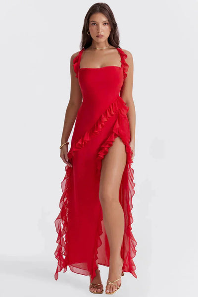 Lara™ | Elegante vestido largo con abertura