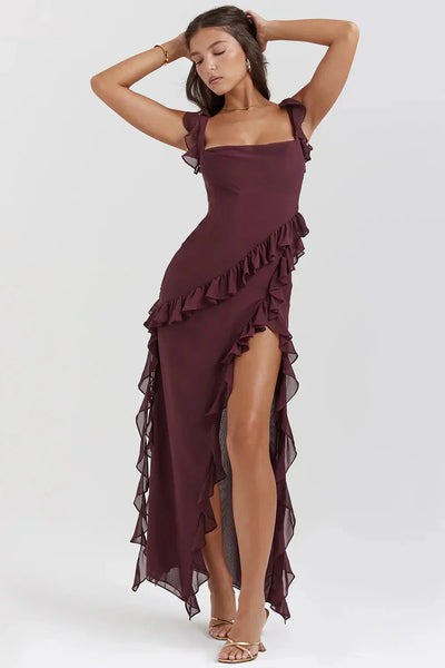 Lara™ | Elegante vestido largo con abertura