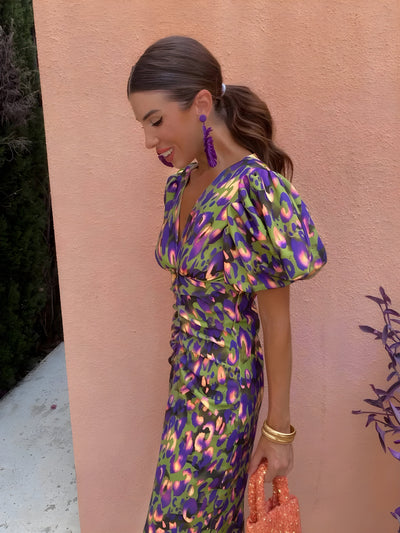 Tora™ - Vestido con mangas plisadas
