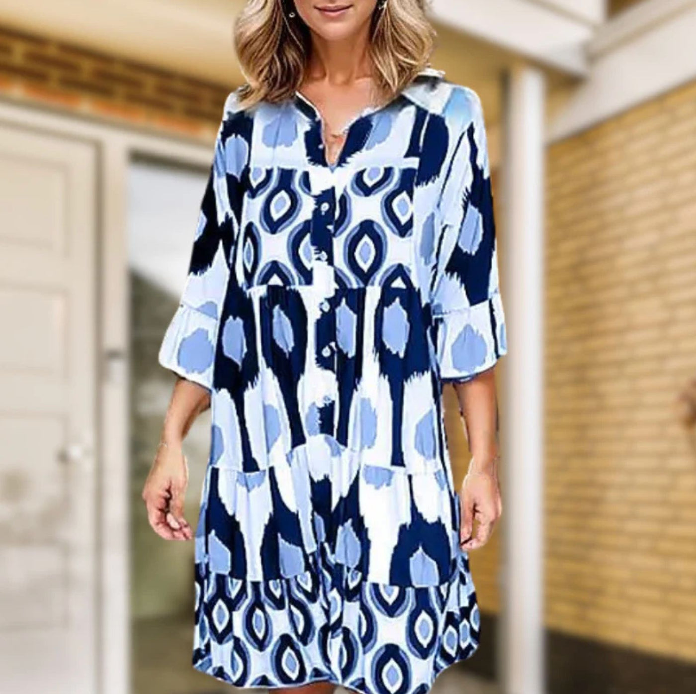 Margaretha | Vestido boho con botones