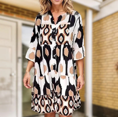 Margaretha | Vestido boho con botones