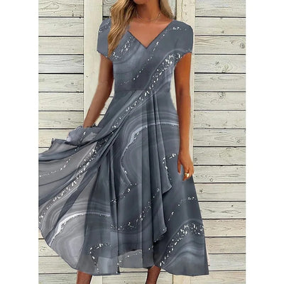 Naomi | Vestido midi con cuello en V