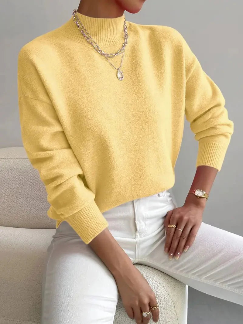 Maria | Suéter de cuello alto elegante y cómodo