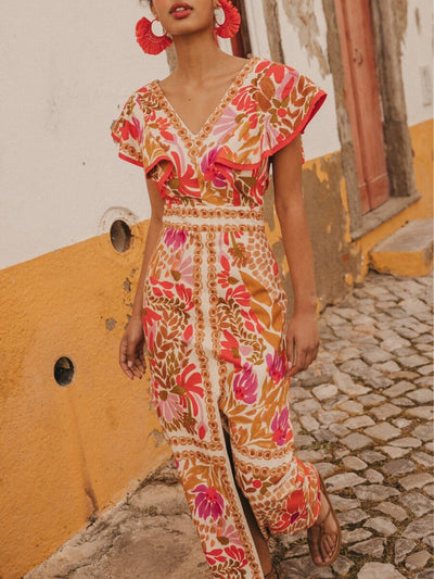 Olivia™ | Vestido largo colorido