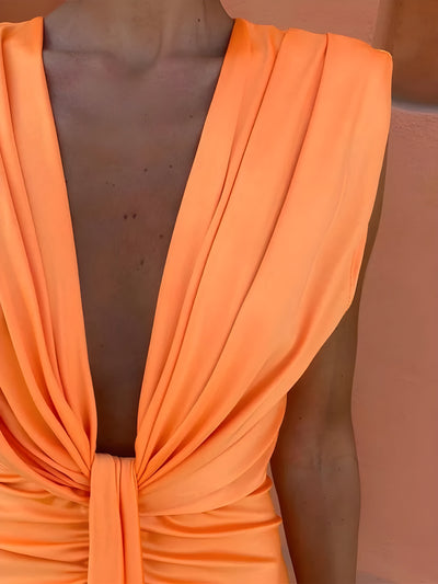 Elvira™ - Vestido con pliegues suaves y elegancia moderna