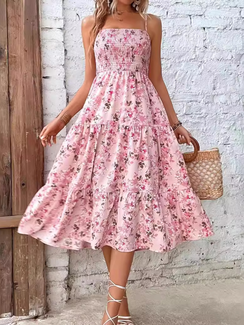 Chloé | Maxi vestido de flores de verano