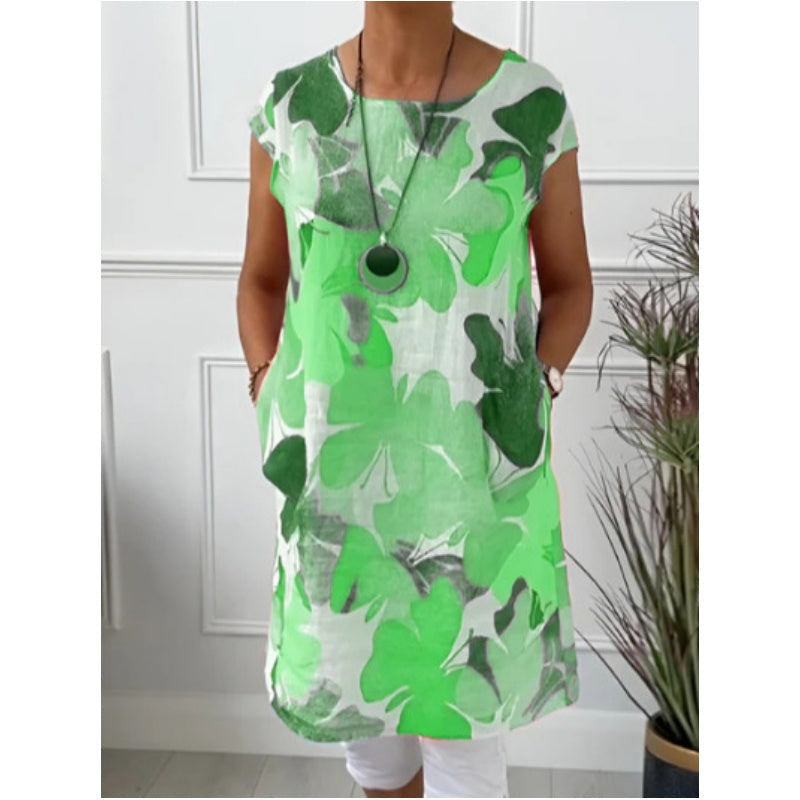 Anita™ | Elegante vestido de cuello redondo