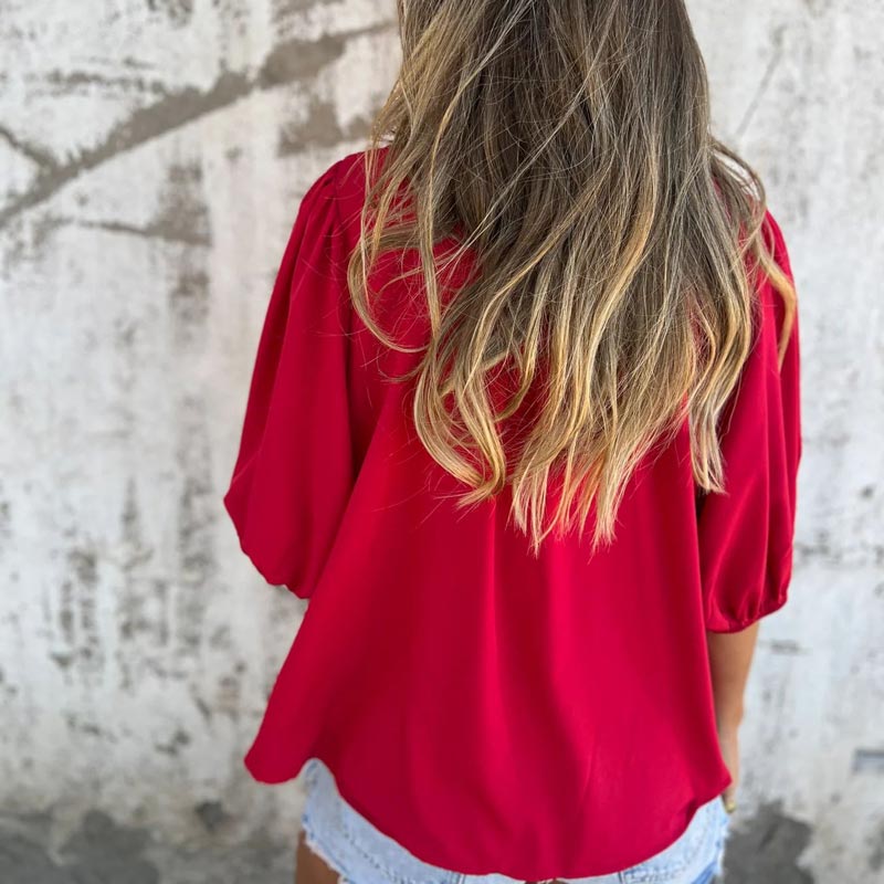 Aukje™ | Blusa chic estilo Ibiza