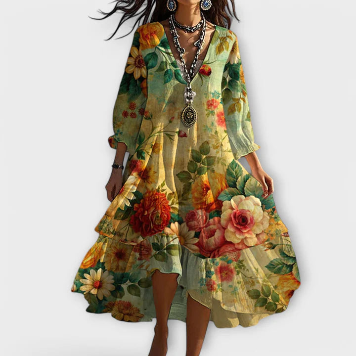 Marina | Vestido floral vintage