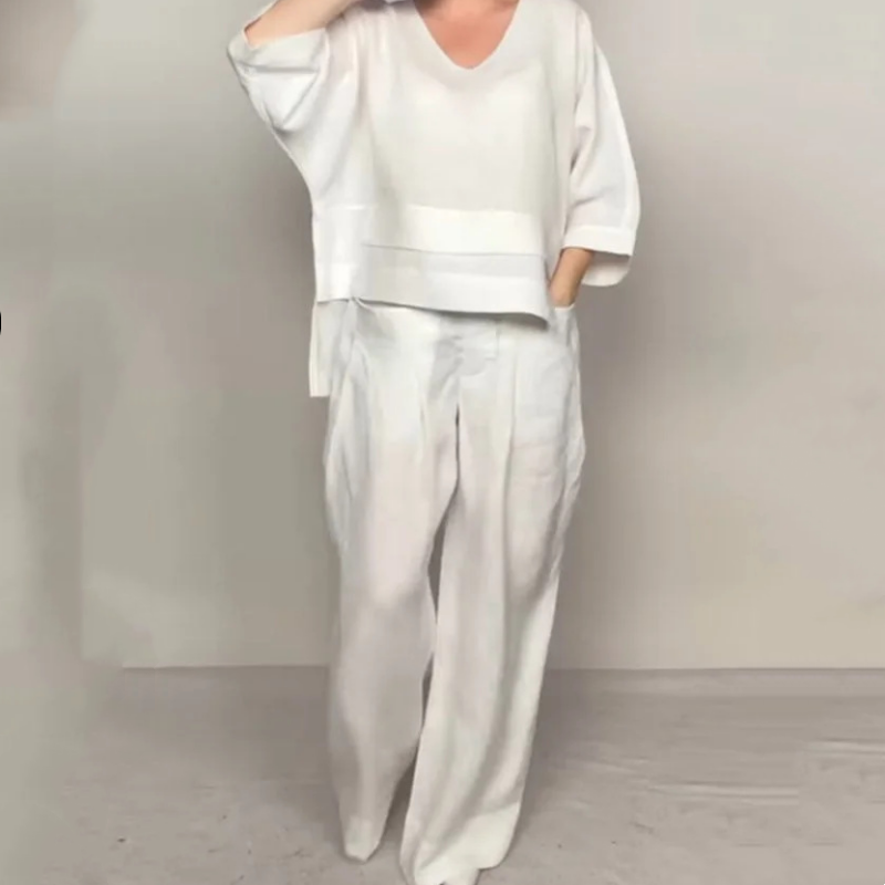 VALENTINA | Conjunto de 2 piezas con corte relajado y estilo minimalista