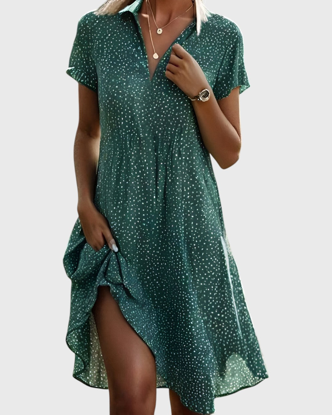 Juliette - Vestido ligero con lunares