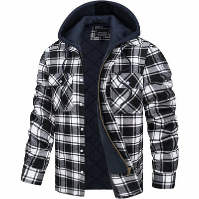 Karl™ | Chaqueta de cuadros con cremallera